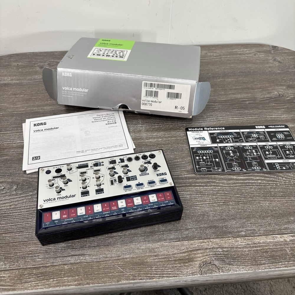 Korg Volca Modular Micro Semi-Modular Analog Synthesizer Synth For Parts READ